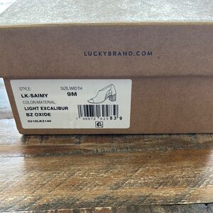 Lucky Brand Light Excalibur Block Heels NIB